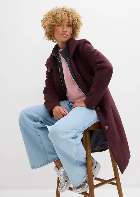 Vinterkappa med 2-i-1-look, bonprix