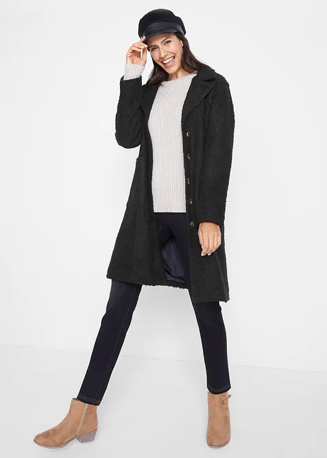 Jeggings i tunn t&ouml;jbar termomaterial med bekv&auml;m h&ouml;g midja, bonprix