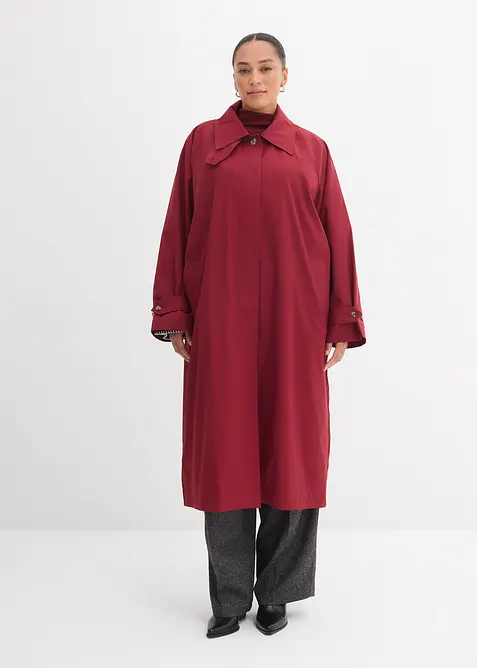 Trenchcoat med slejf, bonprix