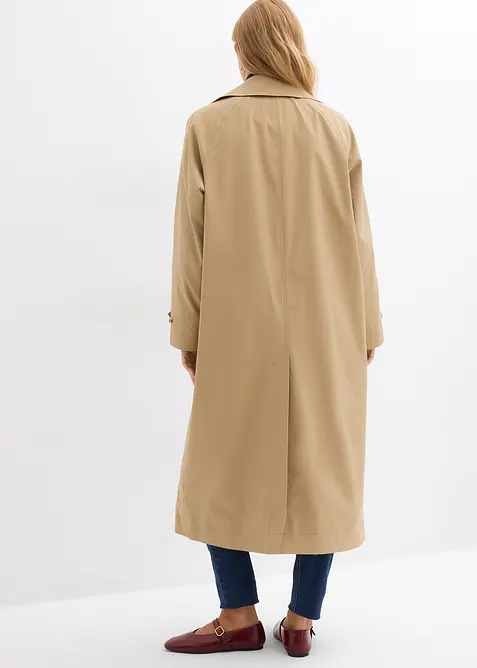 Trenchcoat med slejf, bonprix