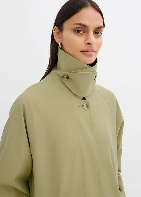 Trenchcoat med slejf, bonprix