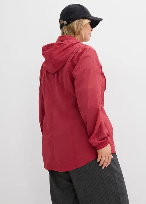 Tunn parkas med huva, bonprix