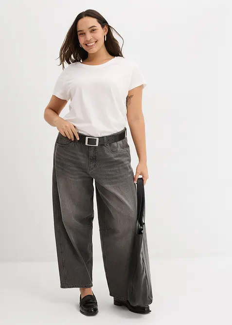 Ballon Jeans Mid Waist, bonprix