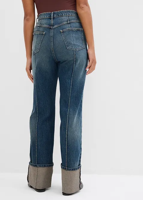 Straight jeans i Loose Fit med High Waist, bonprix