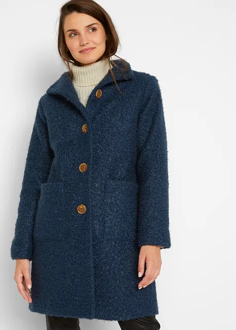 Boucl&eacute;kappa med fickor, bonprix