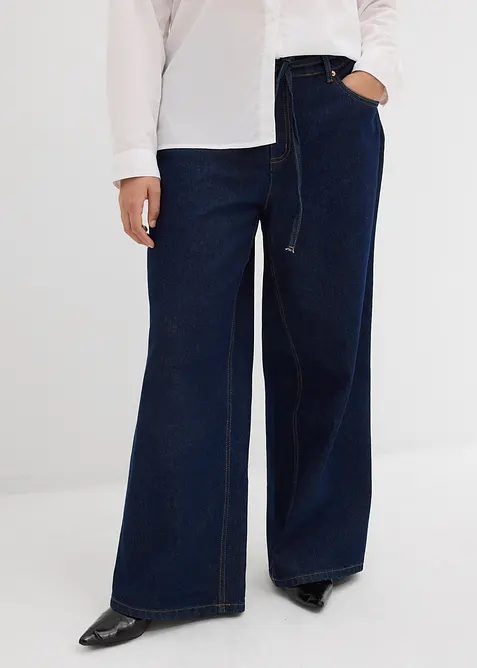 Wide Leg Jeans Mid Waist, bonprix
