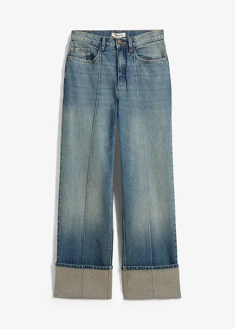Straight jeans i Loose Fit med High Waist, bonprix