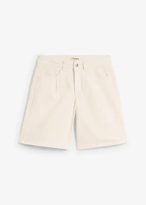 Jeansshorts med Mid Waist, bonprix