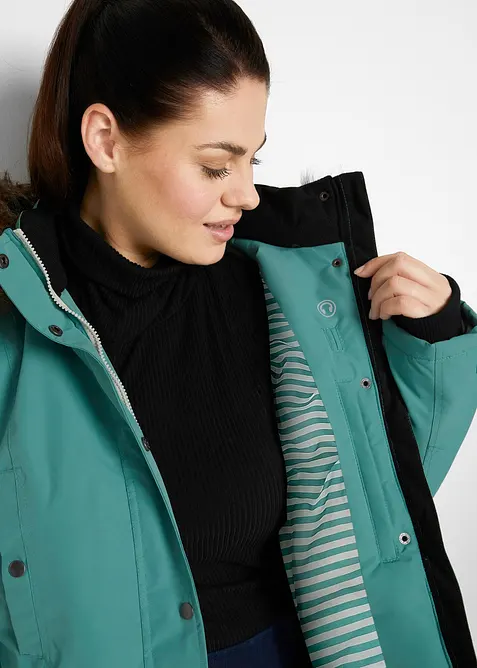 Vattent&auml;t funktionsjacka med huva, bonprix