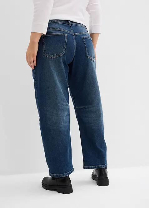 Barrel-jeans, Mid Waist, bonprix