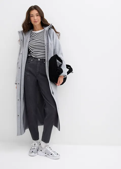 Mom Jeans High Waist, Stretch, bonprix