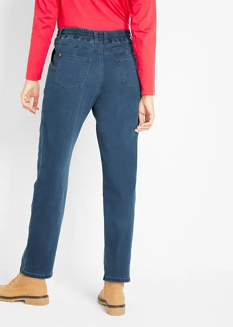 Termojeans med bekv&auml;m midja, bonprix