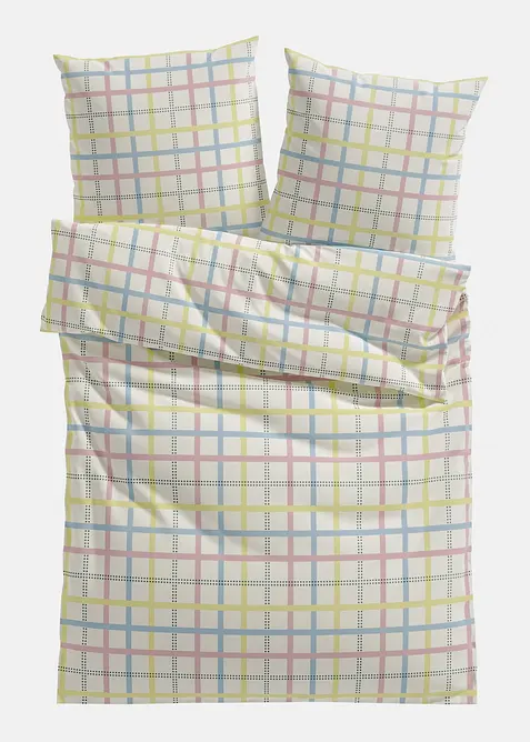 P&aring;slakanset med rutm&ouml;nster, bonprix