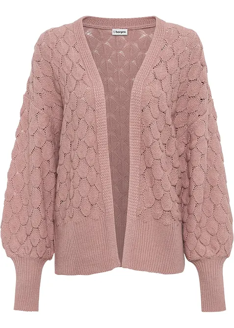 H&aring;lm&ouml;nstrad cardigan, bonprix