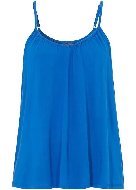 F&ouml;ljsamt viskoslinne med smala axelband, bonprix