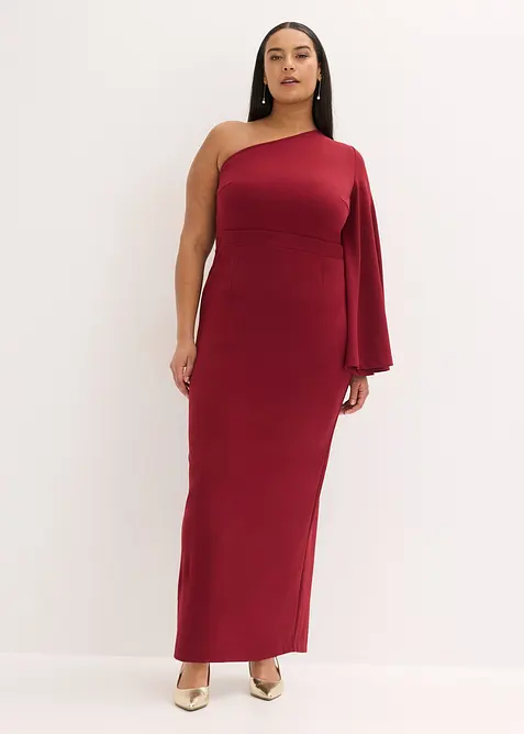 Aftonkl&auml;nning i one shoulder-stil, bonprix
