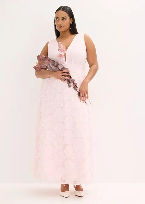 Aftonkl&auml;nning av skir tyll, bonprix