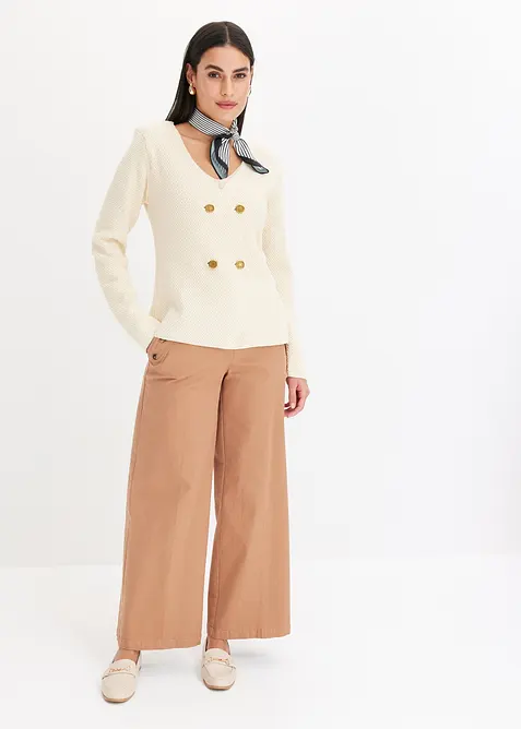 Stickad kavaj, bonprix