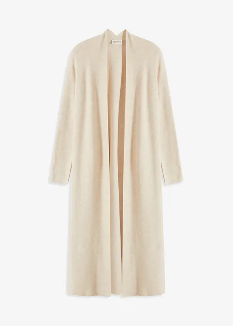 L&aring;ng cardigan med viskos, bonprix