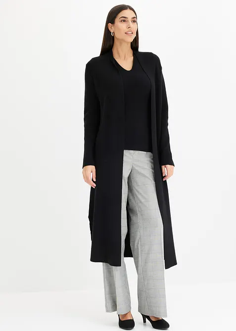 L&aring;ng cardigan med viskos, bonprix