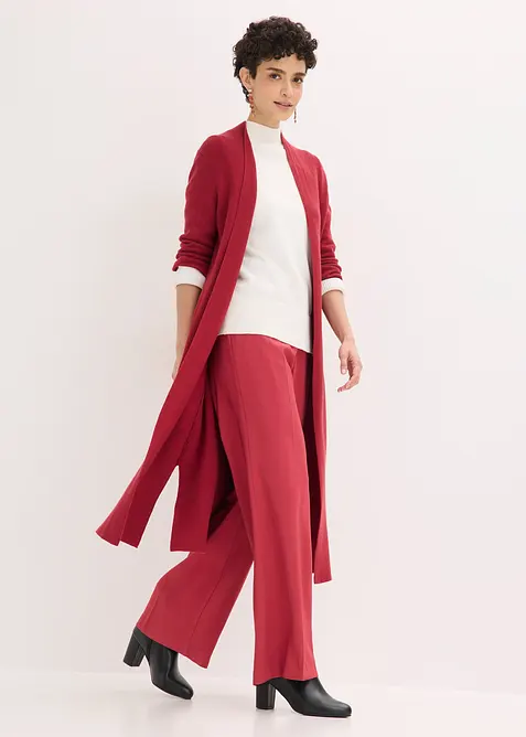 L&aring;ng cardigan med viskos, bonprix