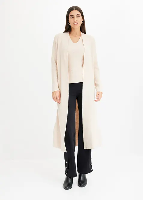 L&aring;ng cardigan med viskos, bonprix