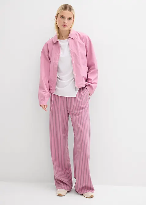 Vid dra-p&aring; byxa av material med mjukt fall, bonprix