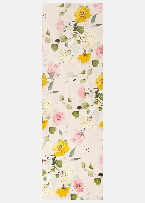 D&ouml;rrmatta med blomm&ouml;nster, t&aring;l att tv&auml;ttas, bonprix