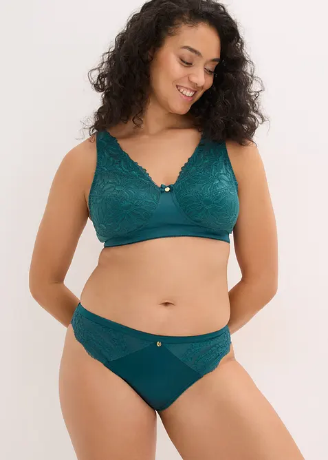 Avlastande BH utan bygel, med vadderade axelband, bonprix