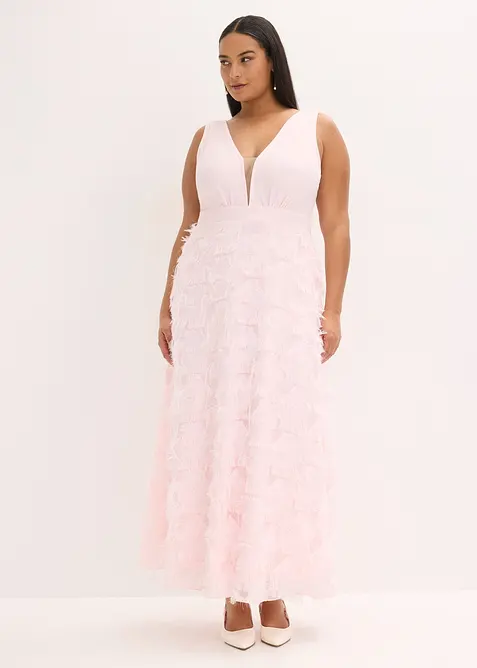 Aftonkl&auml;nning av skir tyll, bonprix