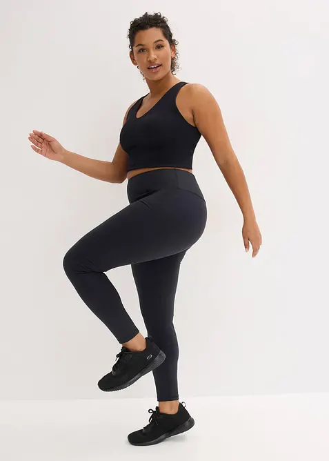 Formande sportleggings i stabilt material, bonprix