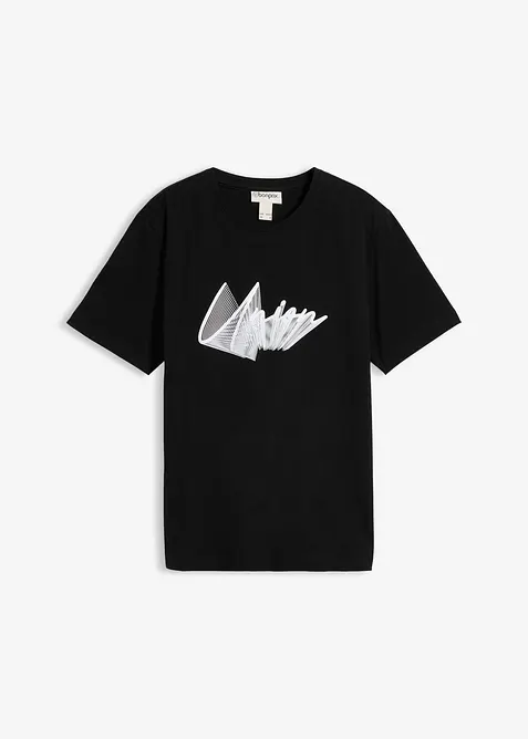 T-shirt med ekologisk bomull, bonprix