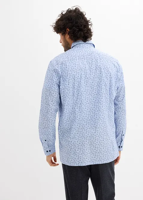 Skjorta i ekologisk bomull, modern passform, bonprix