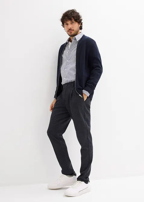 Skjorta i ekologisk bomull, modern passform, bonprix