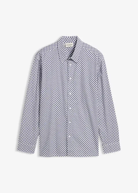 Skjorta i ekologisk bomull, modern passform, bonprix