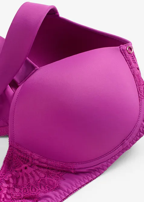 Formpressad BH utan bygel, med vadderade axelband, bonprix