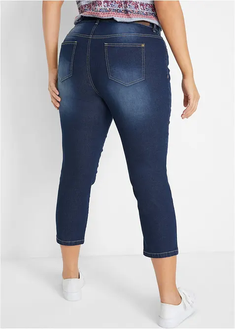 Slim Fit Ultra Soft Jeans, 7/8-l&auml;ngd, bonprix