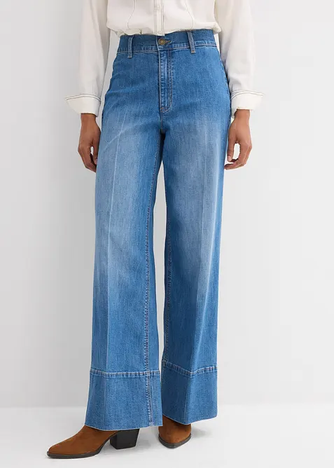 Wide Leg Jeans, High Waist, bonprix