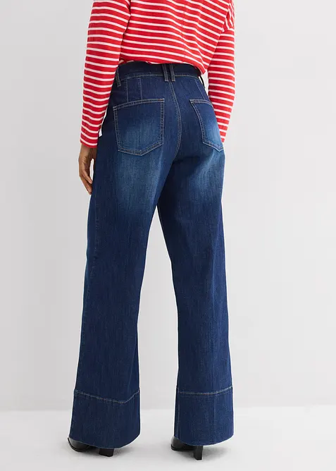 Wide Leg Jeans, High Waist, bonprix