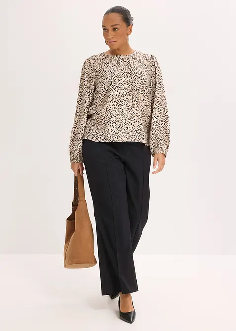 Blus av viskosmix, bonprix