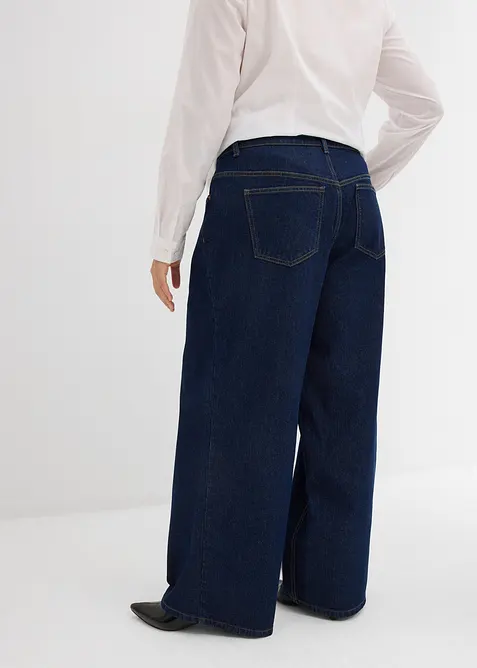 Wide Leg Jeans Mid Waist, bonprix