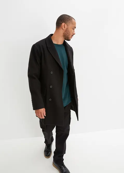 Regular Fit cargobyxa med res&aring;rlmidja, Straight, bonprix