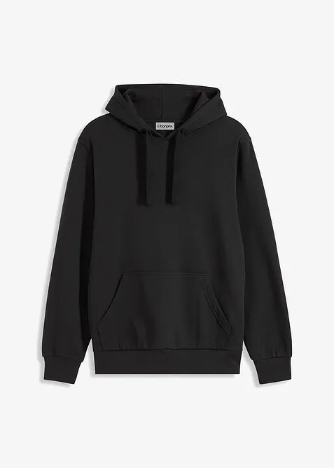 Sweatshirt med huva, normal passform, bonprix