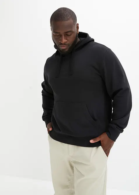 Sweatshirt med huva, normal passform, bonprix