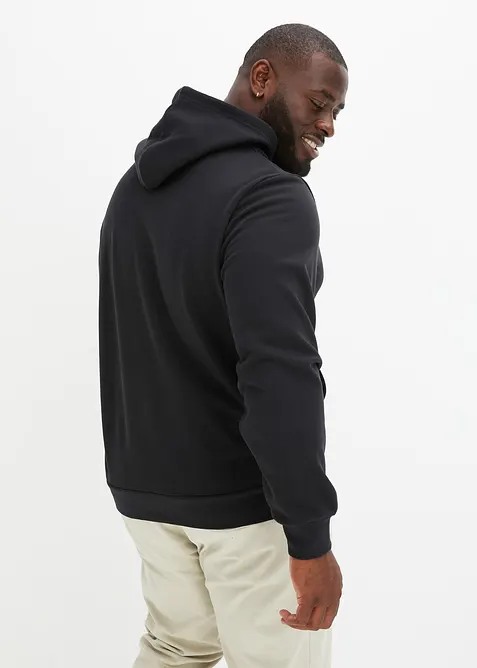 Sweatshirt med huva, normal passform, bonprix