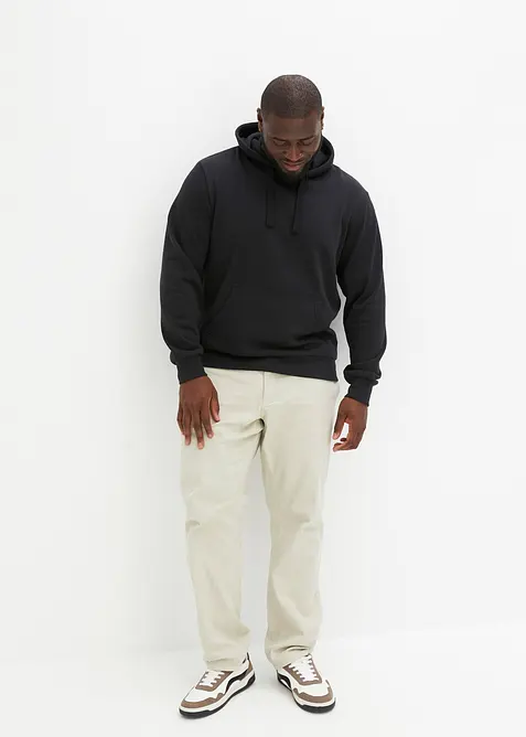 Sweatshirt med huva, normal passform, bonprix