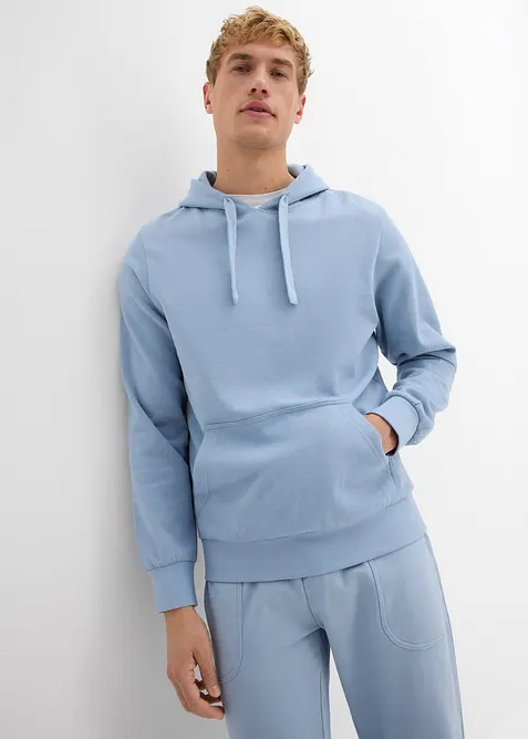 Sweatshirt med huva, bonprix