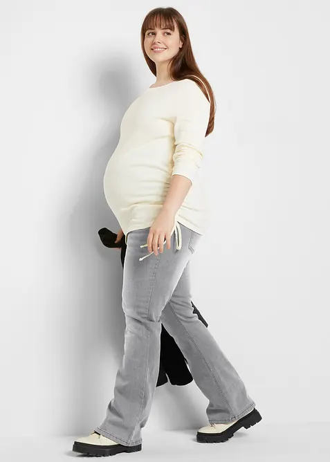 Jacka i bomullstwill med stretchinf&auml;llningar i sidorna, bonprix