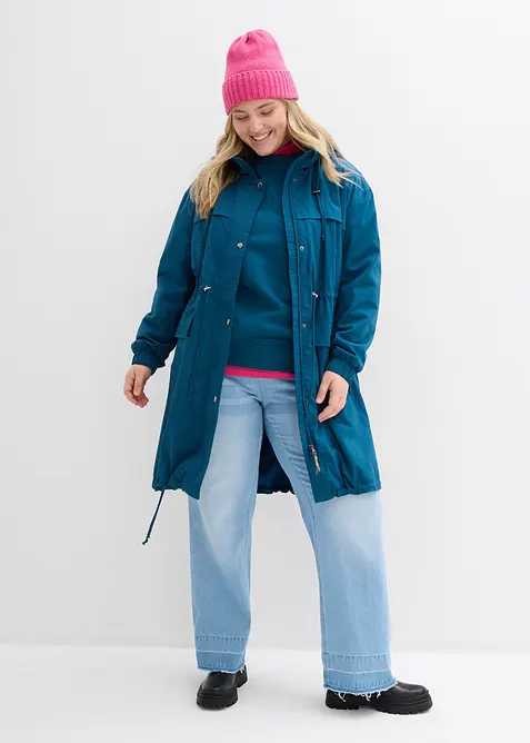 Parkas med stora fickor, bonprix