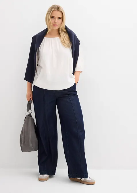 Blustopp av ekologisk bomull, bonprix